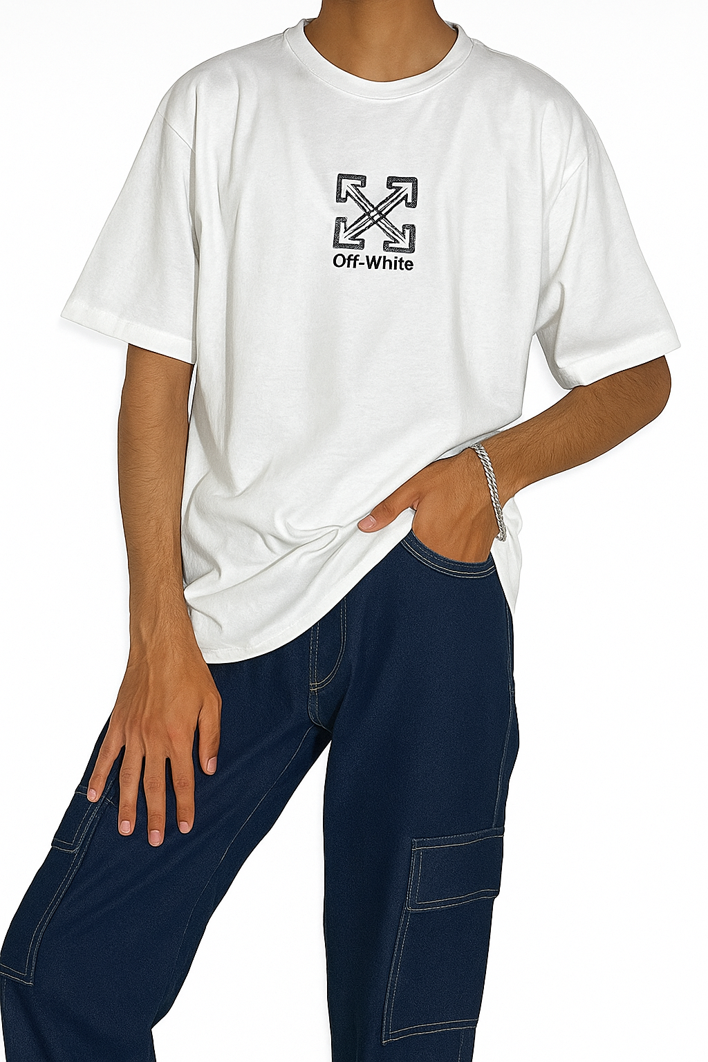 Off-White Arrows Minimalist Tee – Urban Edge Redefined