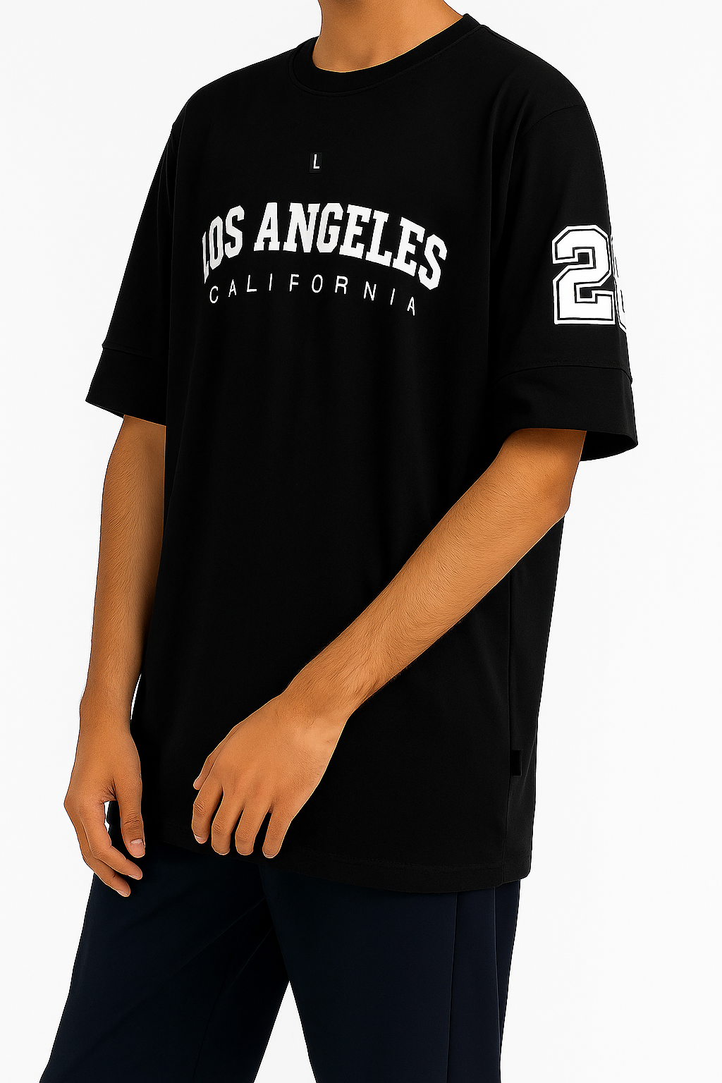 Men's Oversized "Los Angeles California" Graphic T-Shirt