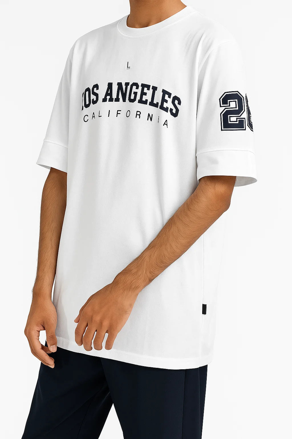 Men's Oversized "Los Angeles California" Graphic T-Shirt