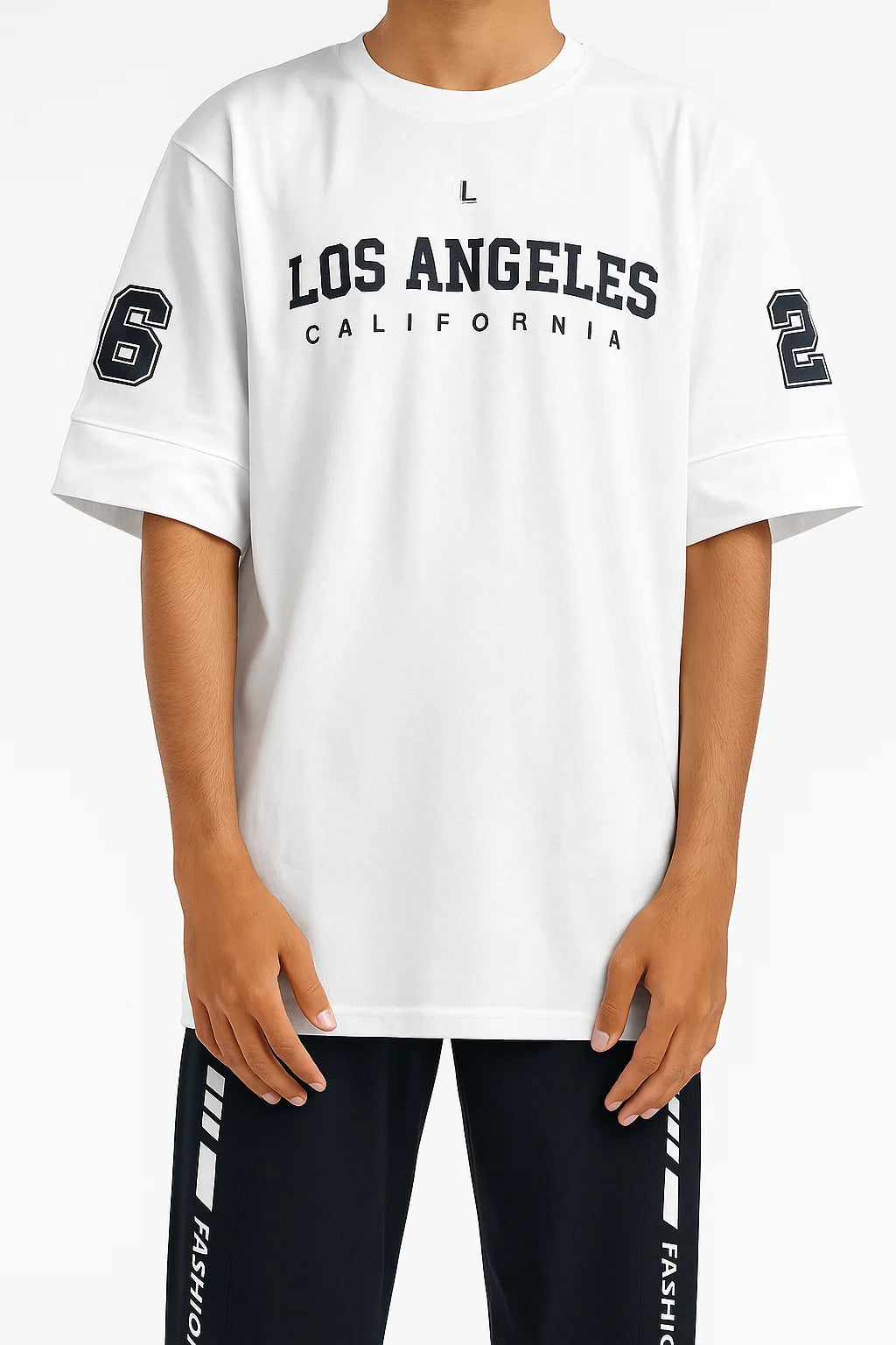 Men's Oversized "Los Angeles California" Graphic T-Shirt