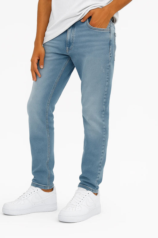 Sky Fade Slim-Fit Stretch Jeans